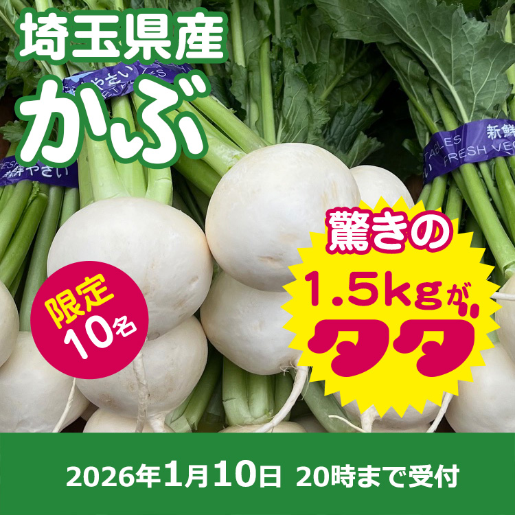 【プレゼント】カブ1.5kg