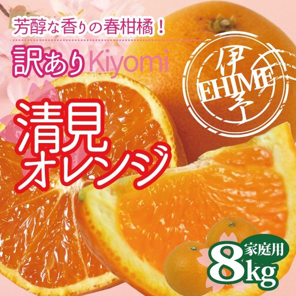 訳あり清見オレンジ8キロ