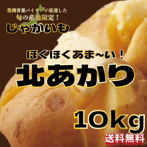 【大人気じゃがいも!きたあかり!箱いっぱい!10㎏】豊洲市場仕入れ