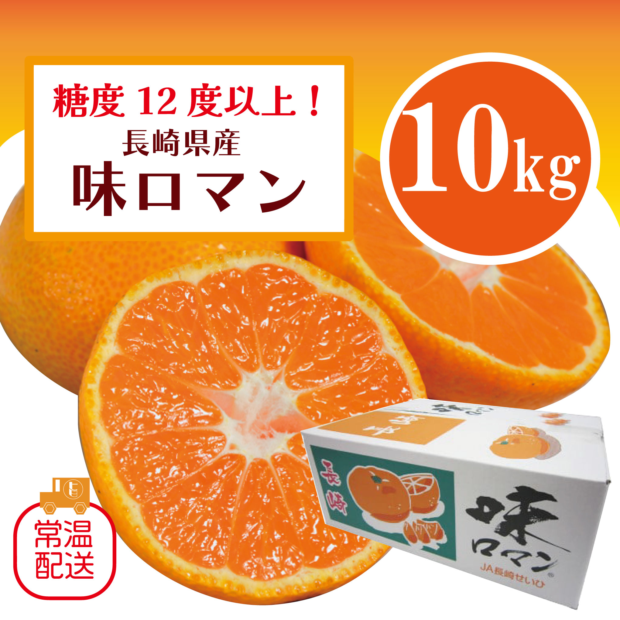 【味ロマン!高糖度みかん!大容量10㎏!長崎県産 糖度12度以上! 甘く濃厚な味わいをどうぞ】市場直送!