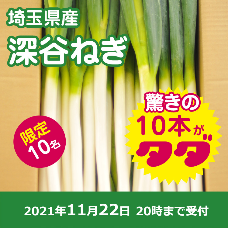 【プレゼント】深谷ネギ