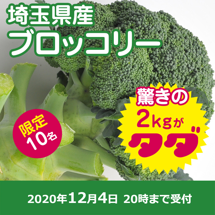 【プレゼント】規格外ブロッコリ