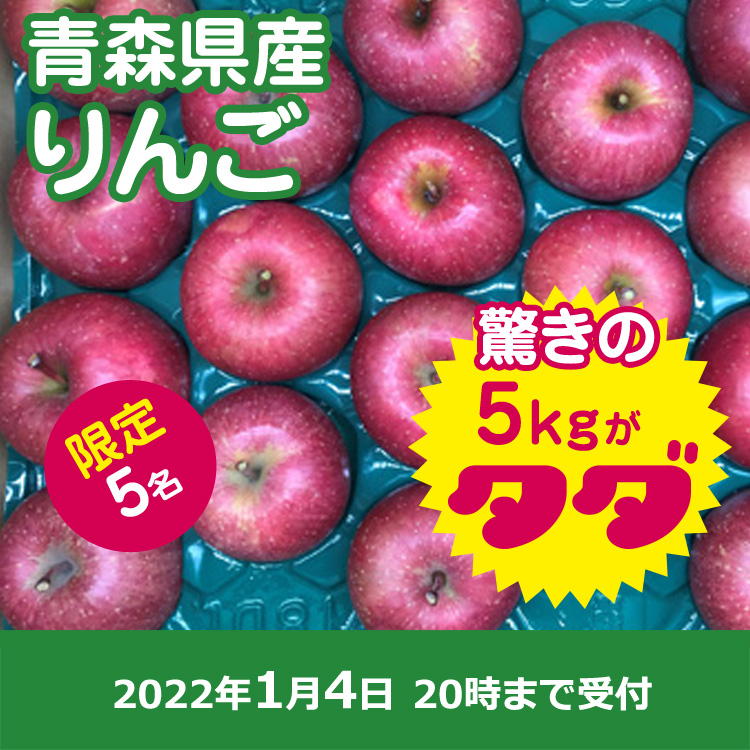 【プレゼント】りんご5キロ